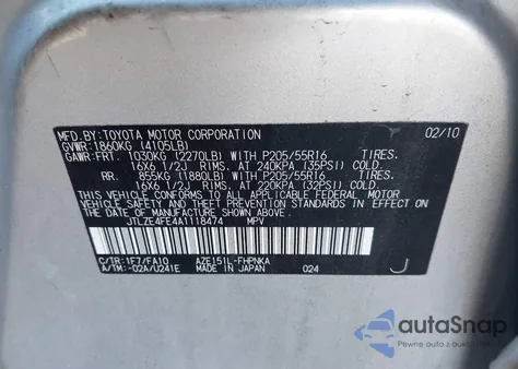 2010 Scion Xb из США, поврежденный, VIN JTLZE4FE4A1118474